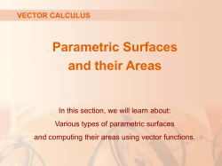 parametric surface
