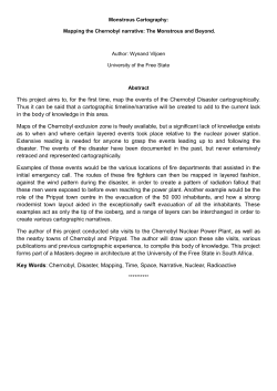 Mapping The Chernobyl Narrative - Inter