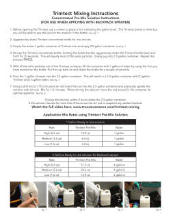 Trimtect Mixing Instructions