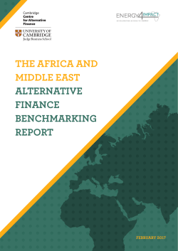 Africa and the Middle East - Cambridge Judge Business School