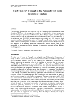 Print this article - Journal of the European Teacher Education Network
