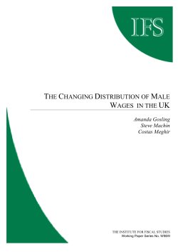 the changing distribution of male wages in the uk