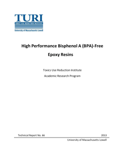 High Performance Bisphenol A (BPA)