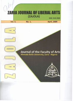The Significance of Oral sources in the