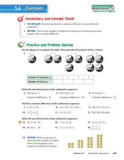 Exercises 5.6