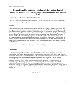 Composition effect on the core&ndash;shell morphology and