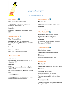 Alumni Spotlight - West Virginia Wesleyan College