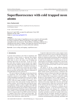Superfluorescence with cold trapped neon atoms