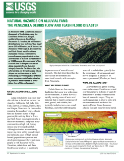 NATURAL HAZARDS ON ALLUVIAL FANS: THE VENEZUELA