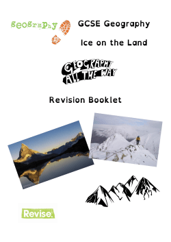 Ice on the land revision booklet