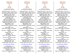 Fountas Pinnell - Roxhill Elementary School