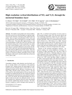 High resolution vertical distributions of NO3 and N2O5 through the