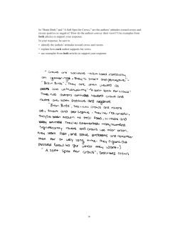 In &ldquo;Brain Birds&rdquo; and &ldquo;A Soft Spot for Crows,&rdquo;