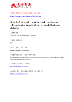 How Political, satirical cartoons illustrate Australia`s WorkChoices