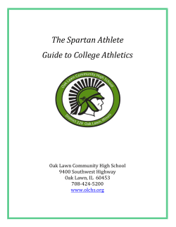 Spartan Guide to College Athletics