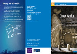 Ghost Walks - City of Gosnells