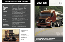 volvo vnm specifications, options, and engines