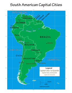 South American Capital Cities