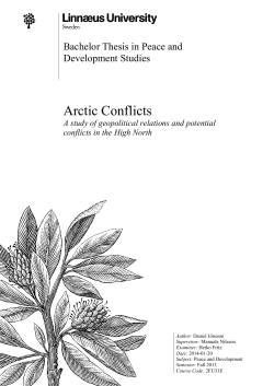Arctic Conflicts