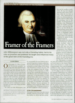 Framer of the Framers