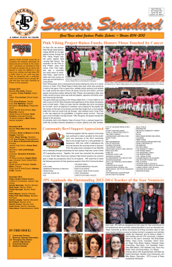 Good News about Jackson Public Schools ~ Winter 2014