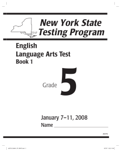 English Language Arts Test