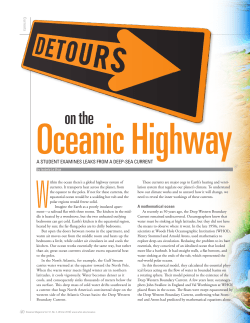 Currents - Woods Hole Oceanographic Institution