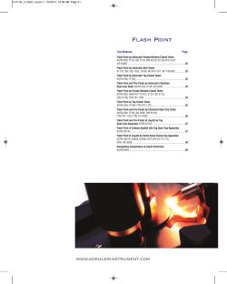 Flash Point - Koehler Instrument Company