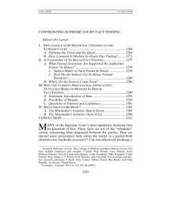 Confronting Supreme Court Fact Finding