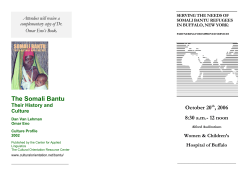 The Somali Bantu