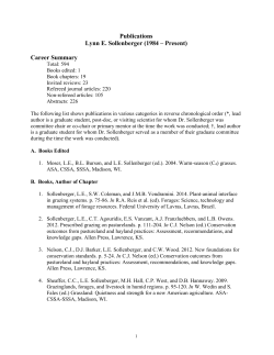 Publications - Agronomy Department