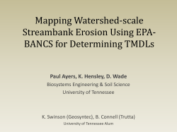 Mapping Watershed-scale Streambank Erosion Using EPA