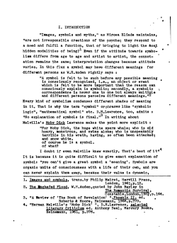 I. INTRODUCTION "Images, symbols and myths," as Mircea Eliade