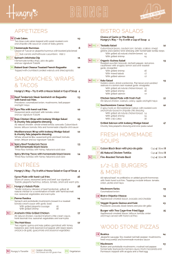 Brunch - Hungry`s