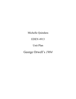 George Orwell`s novel 1984