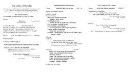 Bulletin - Grace United Methodist Church