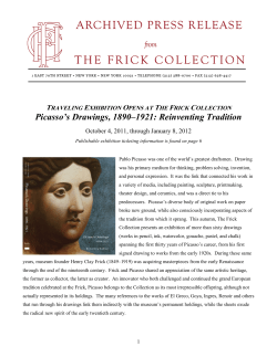 Picasso`s Drawings, 1890&ndash;1921: Reinventing Tradition