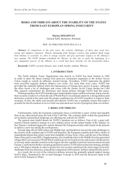 risks and threats about the stability of the states from east