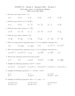 Test 3 - BYU Math Department