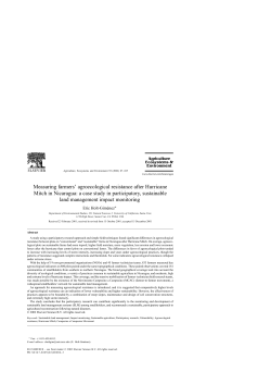 hurricane`s impacts - Pesticide Action Network