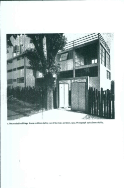 1. House-studio of Diego Rivera and Frida Kahlo, Juan O`Gorman
