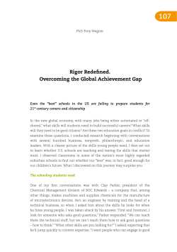 Rigor Redefined. Overcoming the Global Achievement Gap