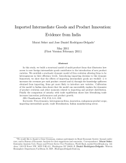 Imported Intermediate Goods and Product Innovation