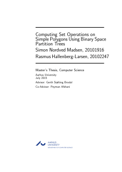 Computing Set Operations on Simple Polygons Using Binary Space