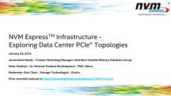 NVM Express Infrastructure