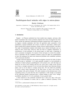 Parallelogram-faced isohedra with edges in mirror