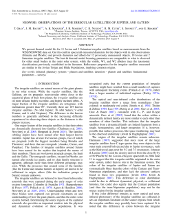 neowise: observations of the irregular satellites of jupiter and saturn