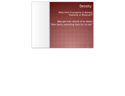 Density