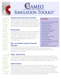 Standards-based model execution framework Why