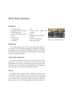 Black Body Radiation